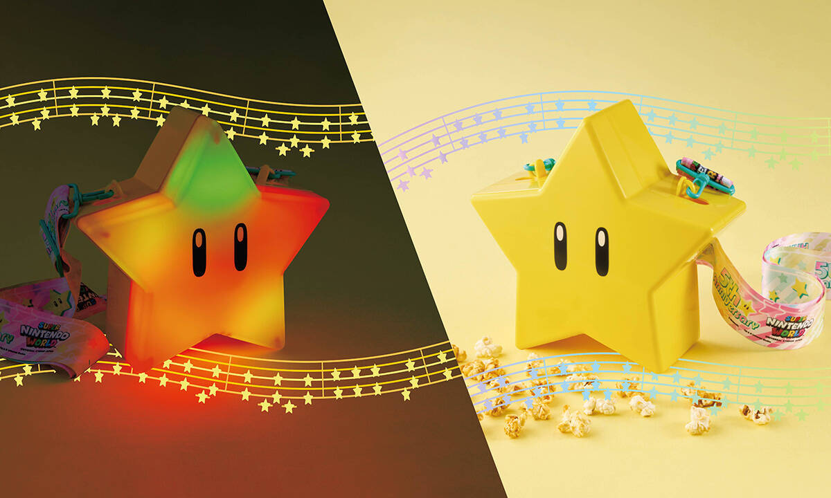 「スーパー・ニンテンドー・ワールド」5周年記念のグッズやフードが登場！「スーパースター」をモチーフ