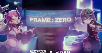 実写×アニメ！「REJECT」が描くVR格闘ゲーム題材のオリジナル作品「FRAME：ZERO」公開