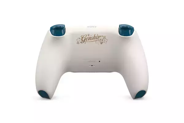 「「DualSense ワイヤレスコントローラー “原神” リミテッドエディション」が1月21日発売！白、金、緑を基調とした幻想的な配色」の画像