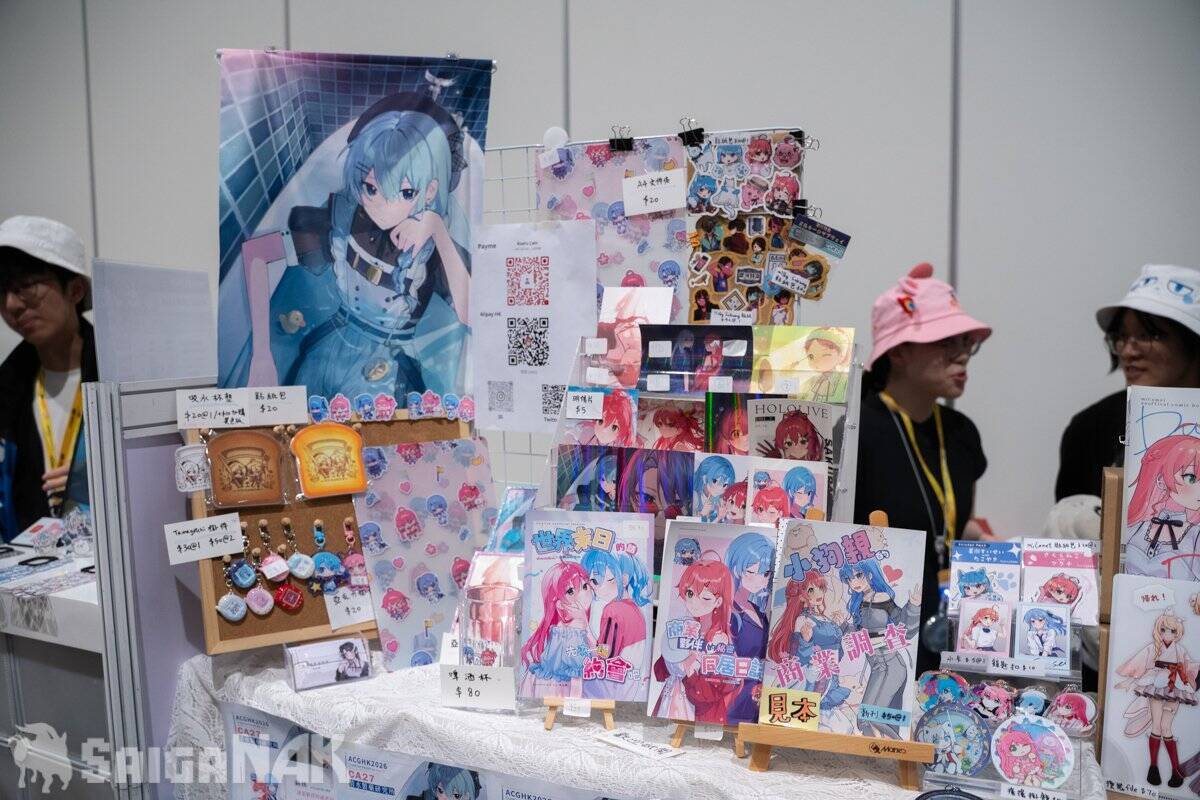 【ACGHK 2026】香港世界同人祭ブースレポート！hololiveなどVTuberのオリジナルグッズが盛りだくさん