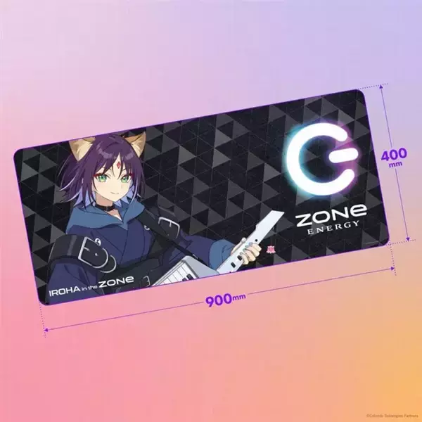 「「ZONe ENERGY」と「超かぐや姫！」がコラボ！特大デスクマットとZONe ENERGY1ケースがセットになった限定商品が受注販売開始」の画像