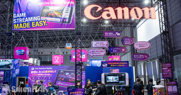 【TGS2026】 ゲーム配信体験ができる「キヤノン」ブースをレポート！豪華景品が当たるカプセルトイ企画の実施も！
