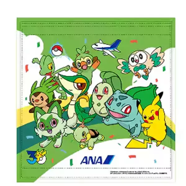 「ANA「ポケモンジェット 赤・緑」のデザインが発表！歴代のパートナーポケモンたちが機体に勢揃い」の画像