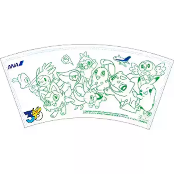 「ANA「ポケモンジェット 赤・緑」のデザインが発表！歴代のパートナーポケモンたちが機体に勢揃い」の画像