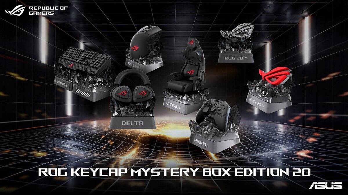 ROGブランド設立20周年を記念した「ROG EDITION 20」シリーズが登場！ゲーミングモニター・キーキャップ・マウスパッドが発売