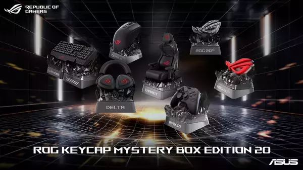 「ROGブランド設立20周年を記念した「ROG EDITION 20」シリーズが登場！ゲーミングモニター・キーキャップ・マウスパッドが発売」の画像