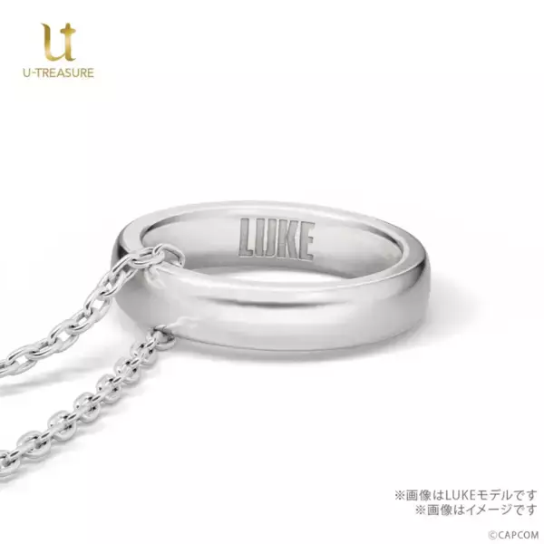 「「ストリートファイター6」のリングネックレスが受付開始！キャラクターのイメージカラーと名前があしらわれたデザイン」の画像