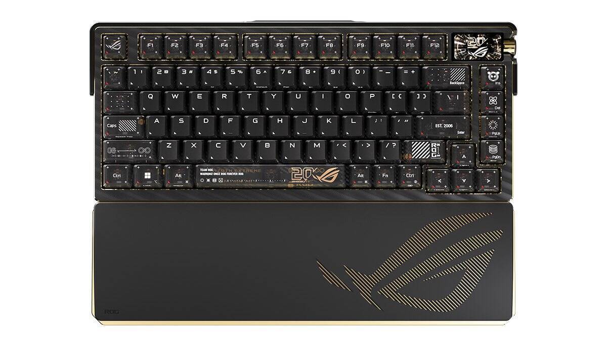 ROG20周年限定の24K金メッキモデル！キーボード「Azoth Extreme Edition 20」とマウス「Harpe II Extreme Edition 20」が発表