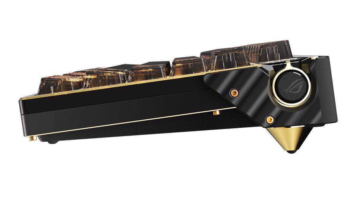 ROG20周年限定の24K金メッキモデル！キーボード「Azoth Extreme Edition 20」とマウス「Harpe II Extreme Edition 20」が発表