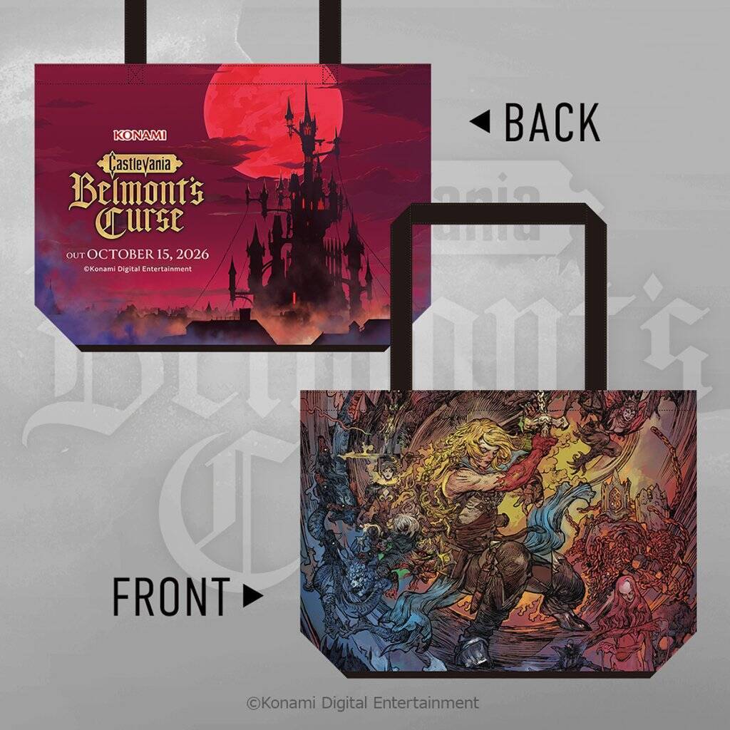 KONAMI「東京ゲームショウ2026」出展内容発表！「Castlevania: Belmont’s Curse」国内初の先行試遊や「↑↑↓↓←→←→BA」40周年企画など