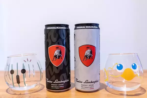 「ランボルギーニのエナドリ！？「トニーノ ランボルギーニ エナジードリンク」をレビュー！洗練されたデザインに心つかまれる」の画像
