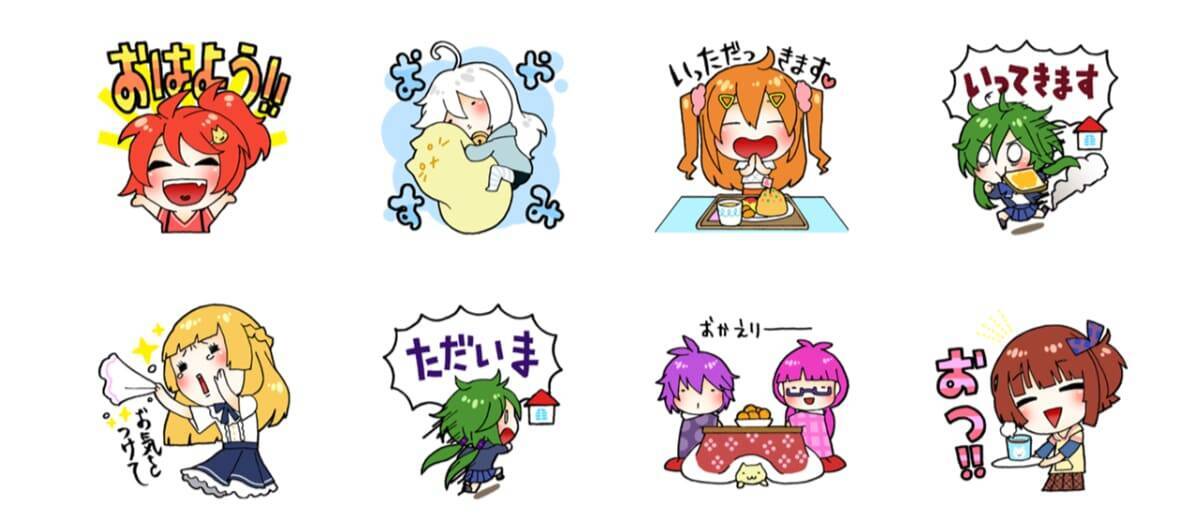 美少女キャラクターコンテンツ「Reflextione」がLINEスタンプを発売 