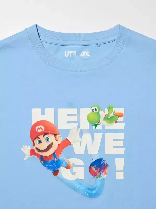 「ユニクロ×「ザ・スーパーマリオギャラクシー・ムービー」コラボのUTが発売決定！4月下旬から」の画像