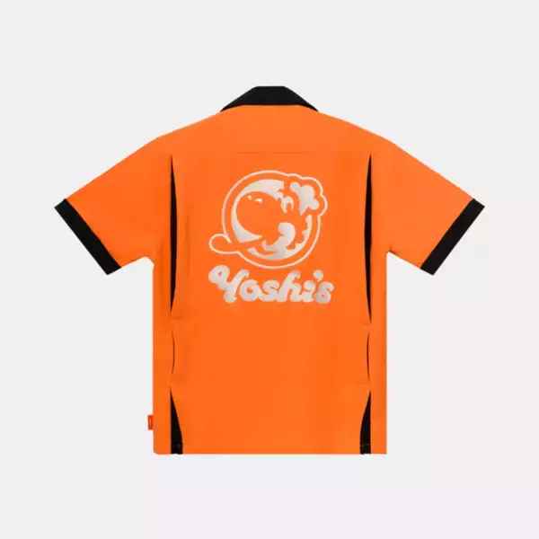 「「マリオカート ワールド」のフードショップ「Yoshi's」をテーマにしたグッズが登場！ボウリングシャツやカトラリーなど10種ラインナップ」の画像