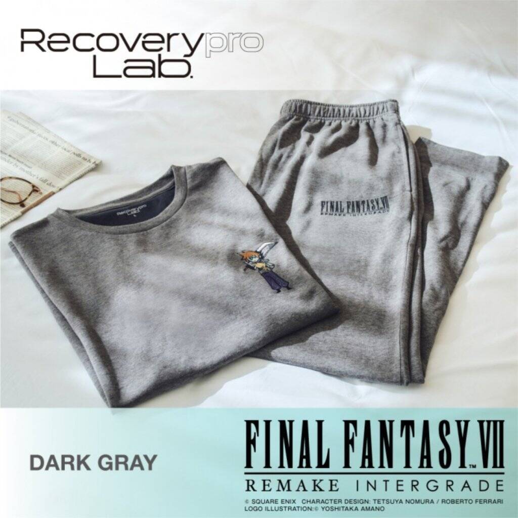 「Recoverypro Lab.」から「ファイナルファンタジーVII」デザインの「疲労回復ウェア」が登場！クラウド＆チョコボデザインで1月26日発売