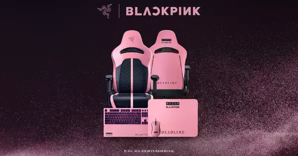 「Razer」から「BLACKPINK」コラボコレクションが登場！ピンクを大胆に使用したチェアやキーボードを発売