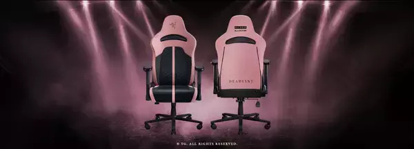 「「Razer」から「BLACKPINK」コラボコレクションが登場！ピンクを大胆に使用したチェアやキーボードを発売」の画像