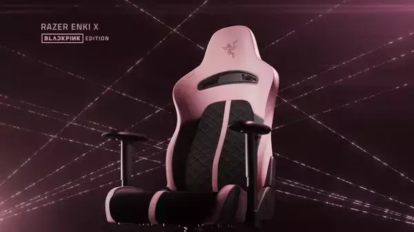 「「Razer」から「BLACKPINK」コラボコレクションが登場！ピンクを大胆に使用したチェアやキーボードを発売」の画像