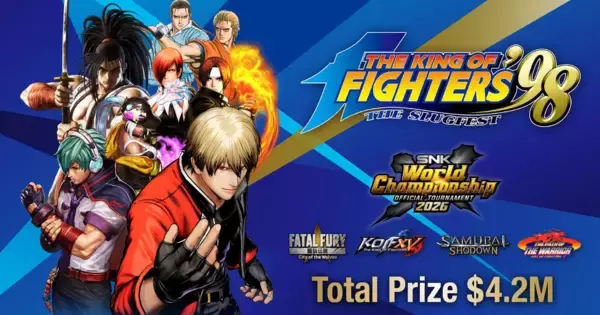 「SNK World Championship 2026」競技種目タイトルに「THE KING OF FIGHTERS '98」が追加！あの人気作が大会シーンに帰って来る！