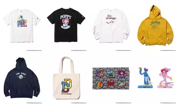 「ZOZOTOWNとPoppy Playtimeがコラボ！Tシャツやフーディーなどカレッジ風デザインの限定アイテム登場」の画像