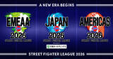「「ストリートファイターリーグ」各地域の名称・ロゴをリニューアル！2027シーズンにはアジア地域に新リーグを創設」の画像1