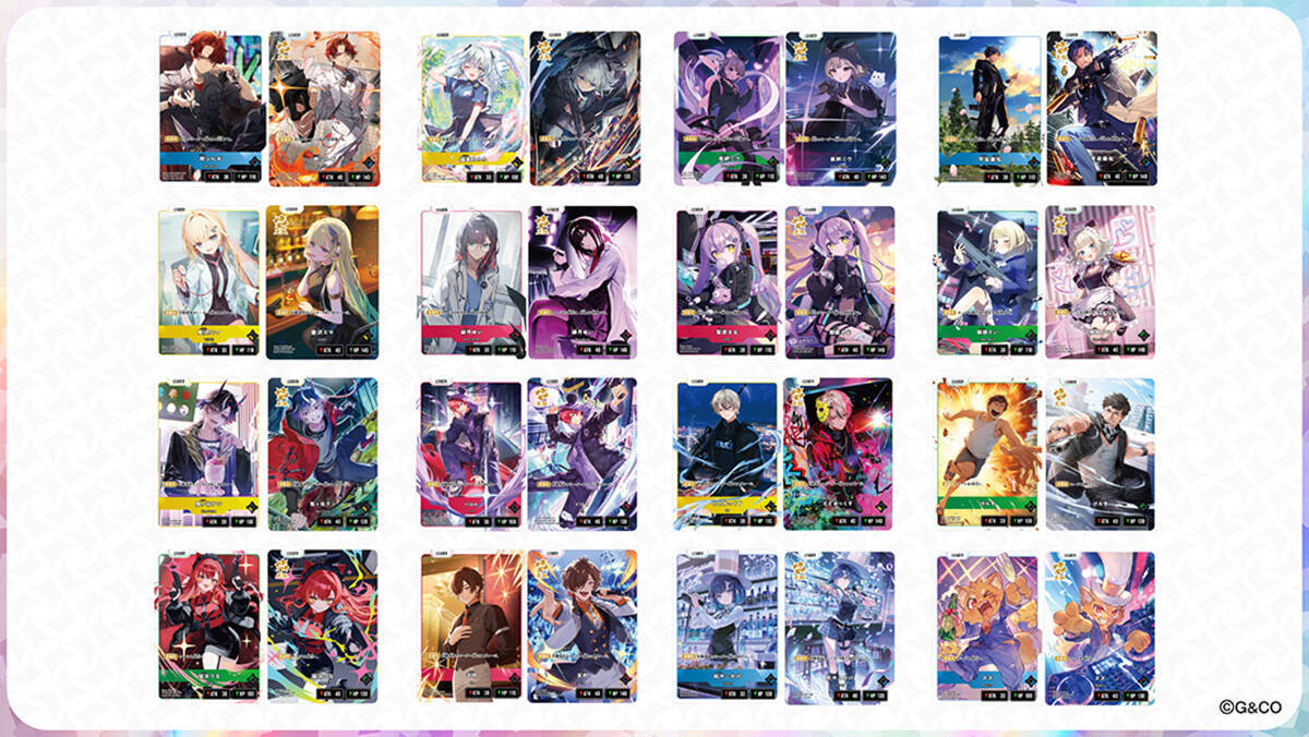 TCG「Xross Stars」ブースターパック第3弾「Broken Neonlights」が発売！ストリーマーやVTuber、eスポーツキャスターなど16名が参戦