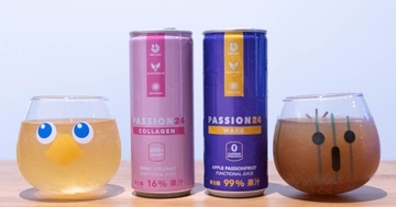 果汁入りエナジードリンク！Passion 24「果力醒 元氣機能果汁飲 235ml」「果力美 膠原機能果汁飲 235ml」をレビュー！