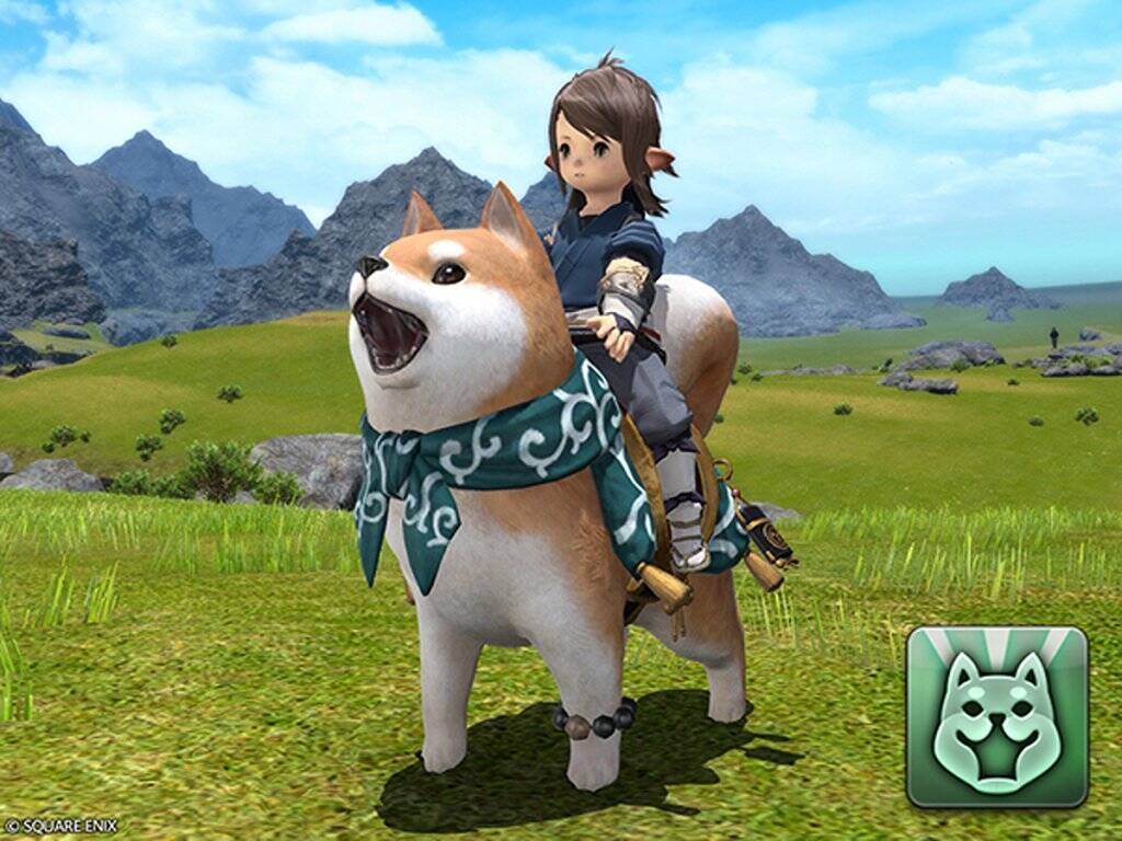 渋谷区「ふるさと納税」返礼品にファイナルファンタジーXIVのアイテムが登場！マウントの大柴犬など合計6種類のアイテムセット