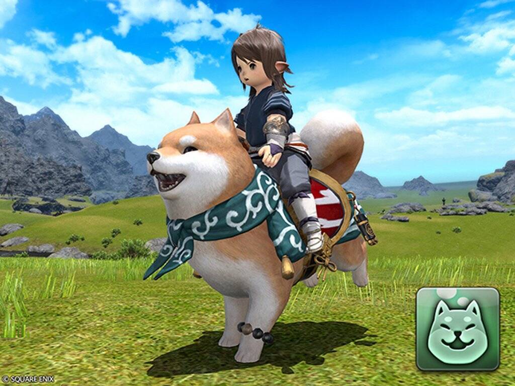 渋谷区「ふるさと納税」返礼品にファイナルファンタジーXIVのアイテムが登場！マウントの大柴犬など合計6種類のアイテムセット