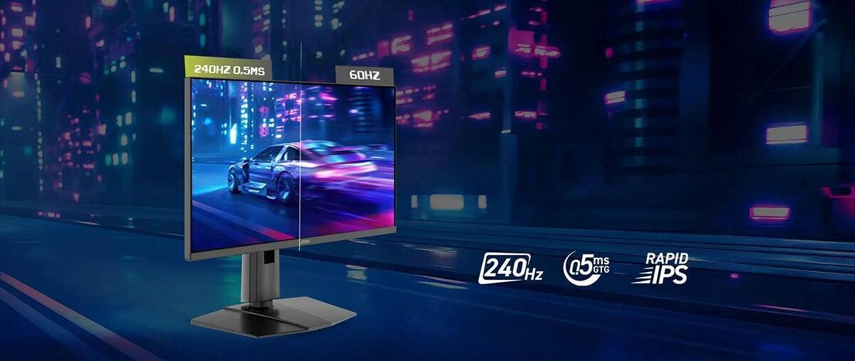 MSIからRAPID IPSパネル×240Hz対応のゲーミングモニター「MAG 245PF X24」が発売！AIビジョンなどのゲーマー向け機能を搭載