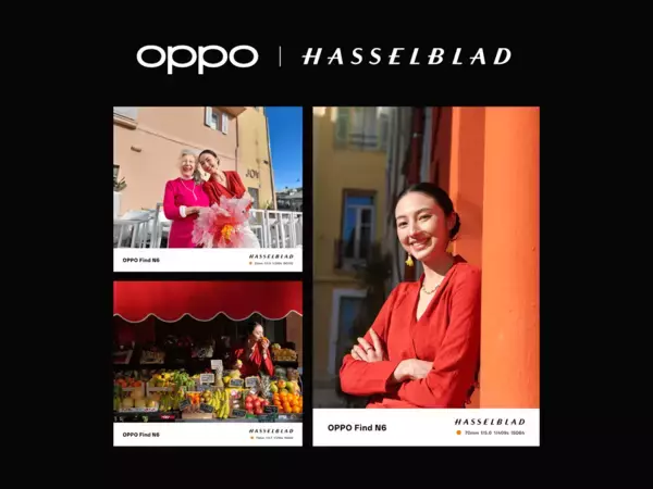 「ハイエンド折りたたみスマホ「OPPO Find N6」が日本上陸！折り目がほぼないフラットディスプレイ、Hasselblad共同開発カメラシステム搭載」の画像