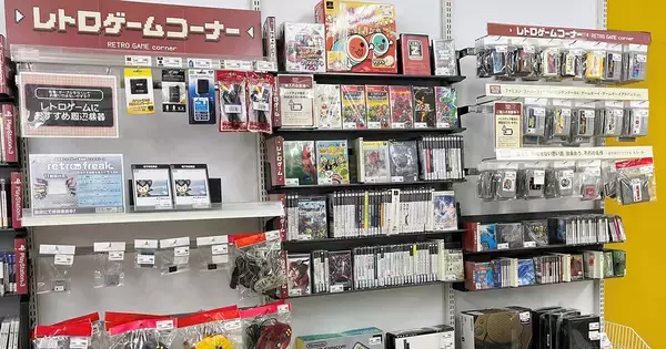 全国のゲオショップ97店舗で「レトロゲーム」の販売が順次開始！人気機種を手に取りやすい価格で販売