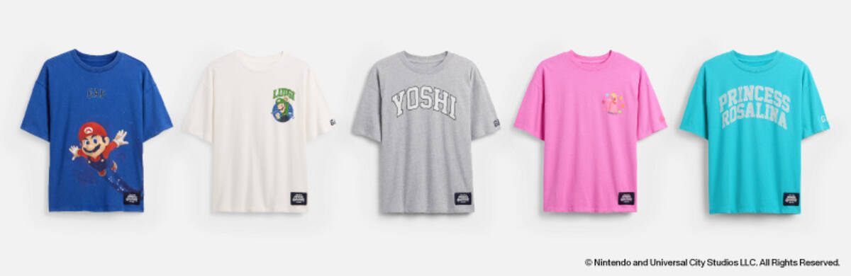 「Gap」から「ザ・スーパーマリオギャラクシー・ムービー」とのキッズ向けコラボアパレルが登場！2026年4月6日(月)から販売開始