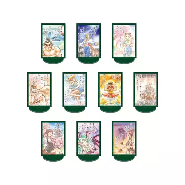 「「CAPCOM CREATORS LABEL」第4弾！「百人一首」を題材にしたカプコンの格闘ゲームのキャラクターたちが登場」の画像