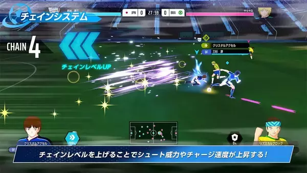 「「キャプテン翼2 WORLD FIGHTERS」のシステムトレーラーが公開！試合を盛り上げるゲームシステムが明らかに」の画像