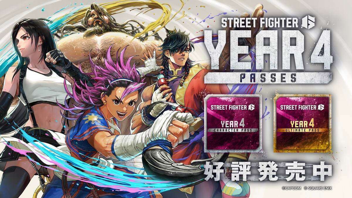 「ストリートファイター6」Year 4追加キャラクターが発表「ファイナルファンタジーVII リメイク」からティファも参戦！