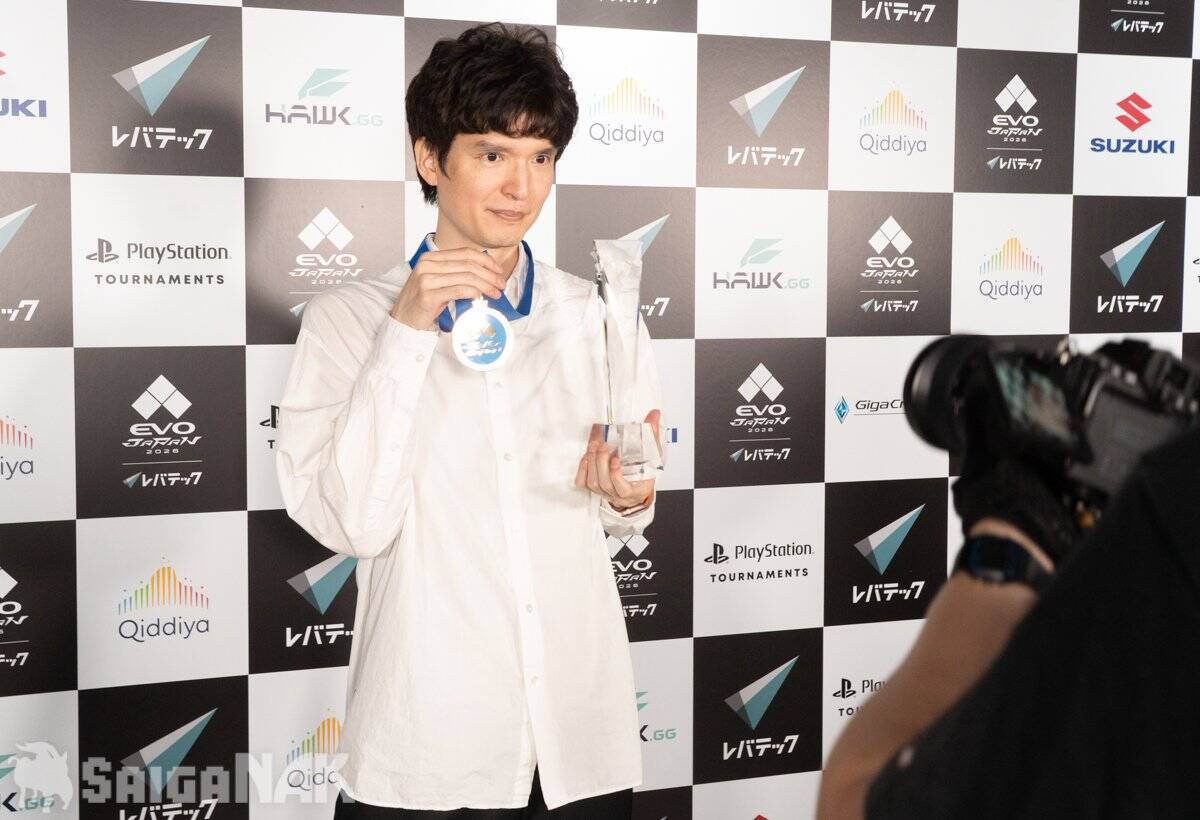 【EVO Japan 2026】ヴァンパイアセイヴァー部門優勝のKaji選手 独占インタビュー「楽しさを伝えたかった」「どんなキャラでも最強になれる」