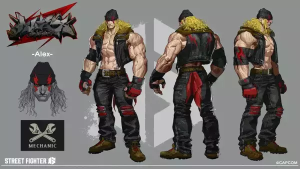「「スト6」Year 3 追加キャラ「アレックス」のゲームプレイ映像が初公開！3月17日から参戦！」の画像