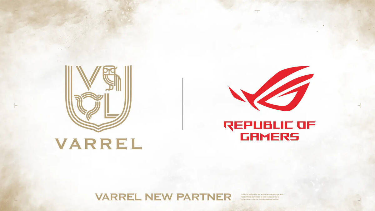 プロeスポーツチーム「VARREL」がASUSのゲーミングブランド「ROG」とスポンサー契約締結！新体制でロゴやユニフォームの刷新も
