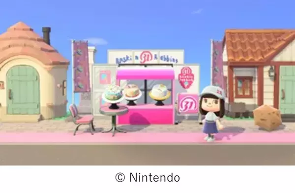 「「どうぶつの森」×「サーティワン」コラボキャンペーンが7月1日から開催！無人島をイメージしたコラボフレーバーなどが登場」の画像