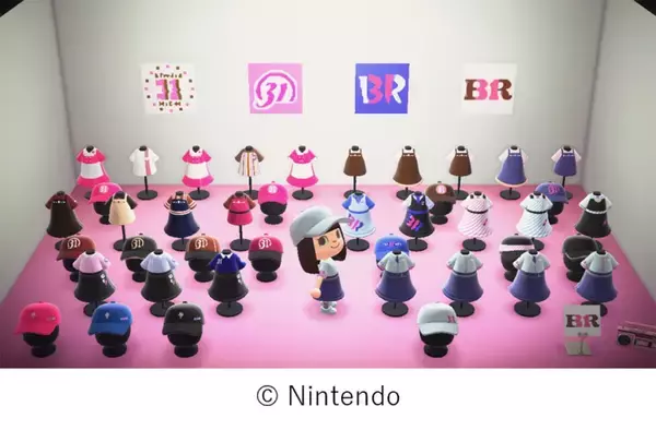 「「どうぶつの森」×「サーティワン」コラボキャンペーンが7月1日から開催！無人島をイメージしたコラボフレーバーなどが登場」の画像