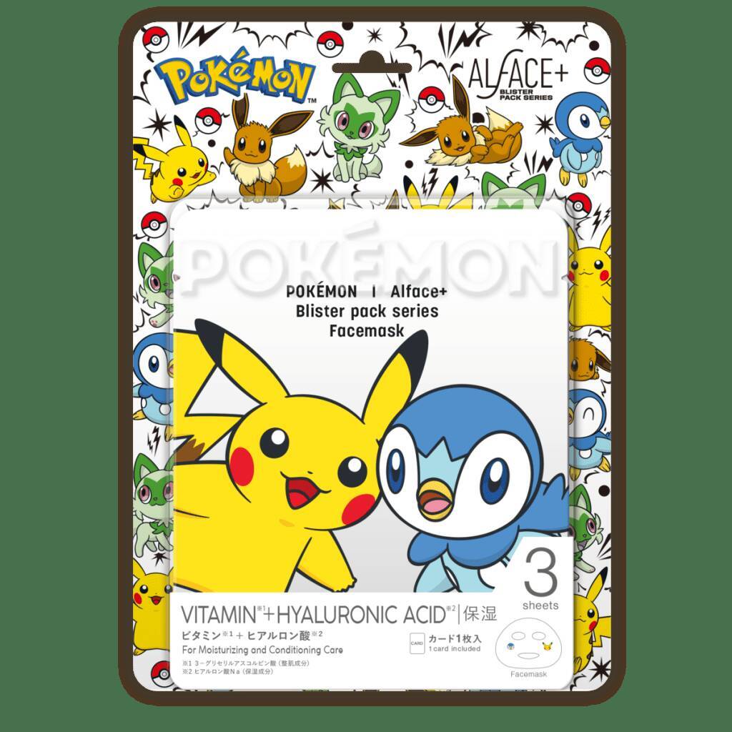 「オルフェス ポケモンデザインブリスターパック」が新登場！ポケモンたちとフェイスパックでお肌をケアしよう