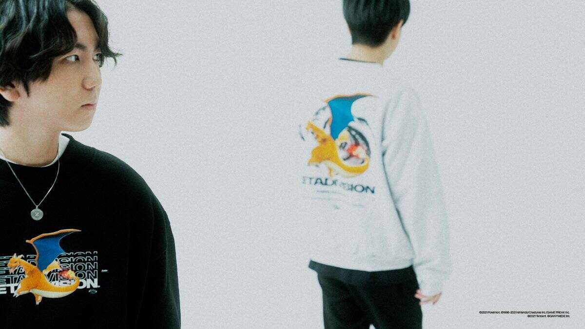 「Pokémon UNITE」×「ZETA DIVISION」のコラボアパレル第2弾が登場！リザードンやエースバーンがスタイリッシュなデザインに