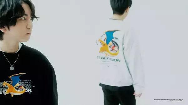 「「Pokémon UNITE」×「ZETA DIVISION」のコラボアパレル第2弾が登場！リザードンやエースバーンがスタイリッシュなデザインに」の画像