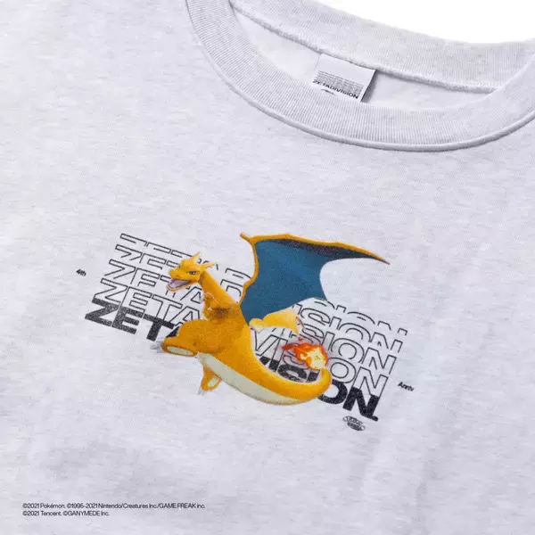 「「Pokémon UNITE」×「ZETA DIVISION」のコラボアパレル第2弾が登場！リザードンやエースバーンがスタイリッシュなデザインに」の画像