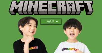 「マイクラ」とのコラボアパレルが「and D. petit main」から5月22日発売！アイコンデザインのTシャツをラインナップ