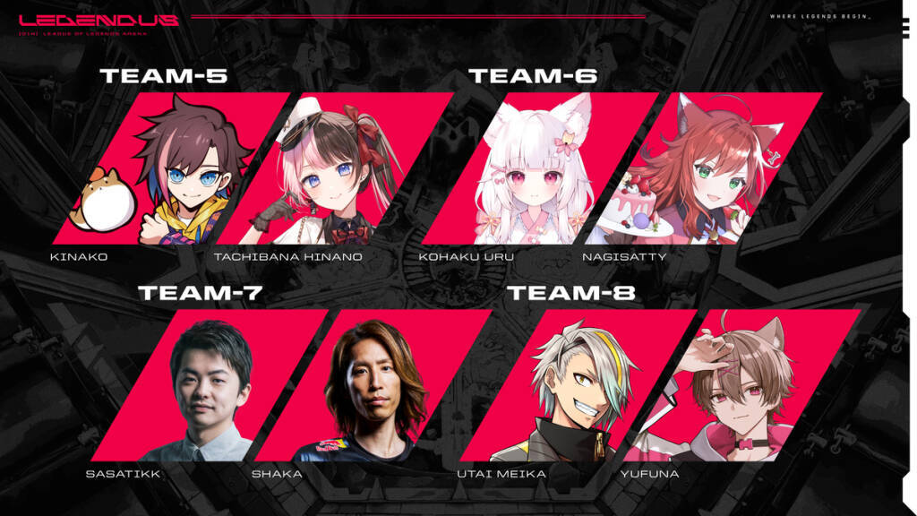 SHAKA主催「LEGENDUS League of Legends Arena Supported by Riot Games」開催決定！