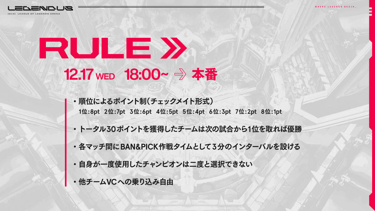 SHAKA主催「LEGENDUS League of Legends Arena Supported by Riot Games」開催決定！