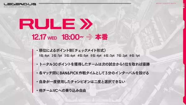 「SHAKA主催「LEGENDUS League of Legends Arena Supported by Riot Games」開催決定！」の画像