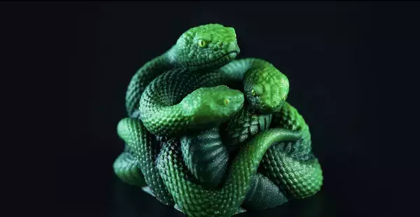 「Razer「Artisan Keycap - Triple-Headed Snake Edition」発表、ブランドを象徴する特別なキーキャップはお値段15,980円」の画像